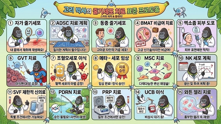 세포배양 및 처리 표준 프로토콜 (3단 5열)