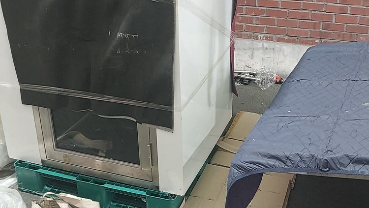 중고 에어샤워 분해 이동 설치